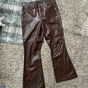 Veronica Beard Carson Leather Pants